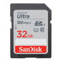 SanDisk Tarjeta de Memoria SanDisk Ultra 32GB SDHC UHS-I Clase 10 SDXC, Velocidad 120MB/s, Resistente (SDSDUN4-032G-GN6IN)