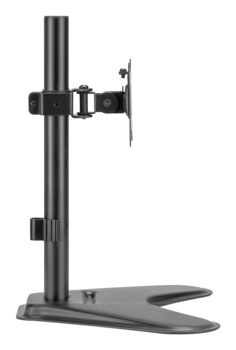 Iggual Soporte para Monitor IGG317112 - Soporte de Sobremesa Ergonómico con Ajuste de Altura, Inclinación y Rotación 360° para Monitores 13" a 32" (Negro)