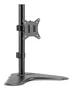 Iggual Soporte para Monitor IGG317112 - Soporte de Sobremesa Ergonómico con Ajuste de Altura, Inclinación y Rotación 360° para Monitores 13" a 32" (Negro)