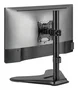 Iggual Soporte para Monitor IGG317112 - Soporte de Sobremesa Ergonómico con Ajuste de Altura, Inclinación y Rotación 360° para Monitores 13" a 32" (Negro)