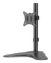 Iggual Soporte para Monitor IGG317112 - Soporte de Sobremesa Ergonómico con Ajuste de Altura, Inclinación y Rotación 360° para Monitores 13" a 32" (Negro)