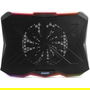 Nox NXHUMMERPROSTAND Soporte Refrigerante para Portátiles hasta 17.3" con Iluminación LED RGB y Ventilador de 170mm Ajustable
