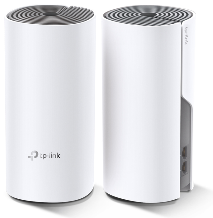 TP-Link Deco E4 (2-pack) Sistema de Malla Doble Banda Wi-Fi 5 (802.11ac) hasta 1167 Mbit/s Color Blanco y Gris