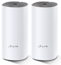 TP-Link Deco E4 Sistema WiFi Mesh AC1200 Pack de 2 - 1200 Mbps, Doble Banda 2.4/5 GHz, Elimina Zonas Muertas, Cobertura 260m², Control Parental