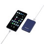 Intenso PowerBank XS5000 DK Blue - 5000 mAh - Batería Externa Portátil con Cables USB-A y USB-C