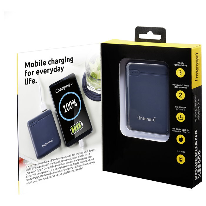 Intenso XS5000 Powerbank 5000 mAh Azul