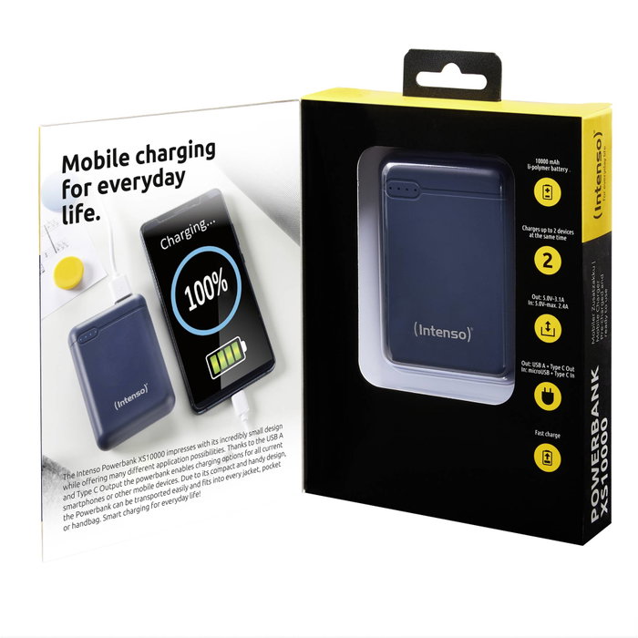 Intenso Powerbank XS10000 Azul 10000 mAh Intenso Powerbank XS10000 Azul 10000 mAh