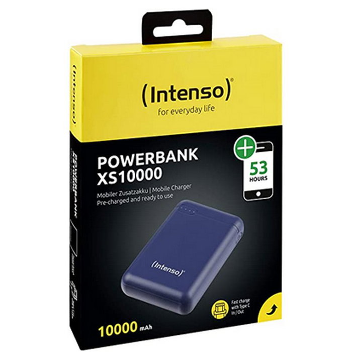 Intenso 7313535 Powerbank 10000 mAh Azul para iPhone, Huawei, Samsung Galaxy y otros smartphones Intenso 7313535 Powerbank 10000 mAh Azul para iPhone, Huawei, Samsung Galaxy y otros smartphones