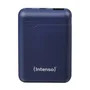 Intenso XS10000 Power Bank 10000 mAh Azul, Batería Externa de Polímero de Litio con Pantalla LED, Carga Dual USB-A y USB Type-C, Incluye Cable USB-A a USB-C