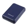 Intenso XS10000 Power Bank 10000 mAh Azul, Batería Externa de Polímero de Litio con Pantalla LED, Carga Dual USB-A y USB Type-C, Incluye Cable USB-A a USB-C