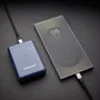 Intenso XS10000 Power Bank 10000 mAh Azul, Batería Externa de Polímero de Litio con Pantalla LED, Carga Dual USB-A y USB Type-C, Incluye Cable USB-A a USB-C