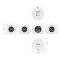 Nanocable Regleta 3 Enchufes con 4 USB (2 USB-A y 2 USB-C) Blanca