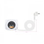 Nanocable Regleta 3 Enchufes con 4 USB (2 USB-A y 2 USB-C) Blanca