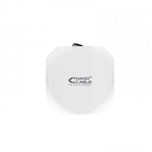 Nanocable Regleta 3 Enchufes con 4 USB (2 USB-A y 2 USB-C) Blanca Nanocable Regleta 3 Enchufes con 4 USB (2 USB-A y 2 USB-C) Blanca