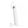 Nanocable Regleta de 6 tomas con interruptor y cable de 1,4 m Blanca