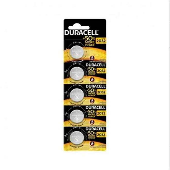 Duracell Pack de 5 Pilas de Botón de Litio CR2032 3V