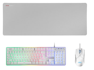 Mars Gaming MCPX Combo Gaming Premium - Teclado H-Mech - Ratón 10K DPI - Alfombrilla XXL - Iluminación FRGB Mars Gaming MCPX Combo Gaming Premium - Teclado H-Mech - Ratón 10K DPI - Alfombrilla XXL - Iluminación FRGB