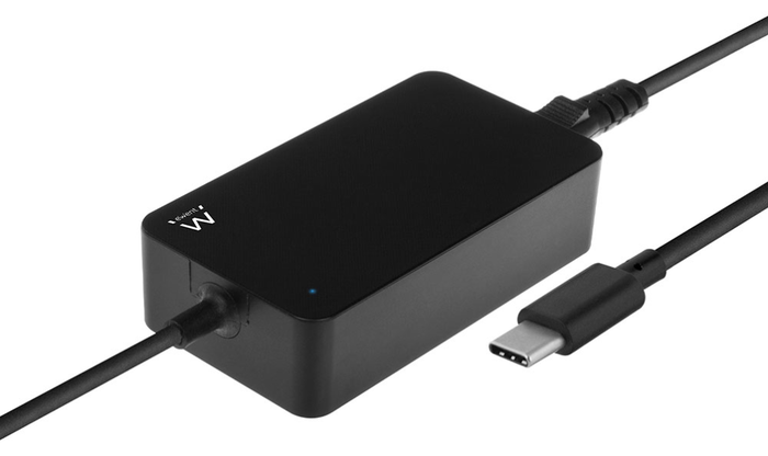 Ewent EW3981 Cargador USB-C 45 W para Portátil Negro