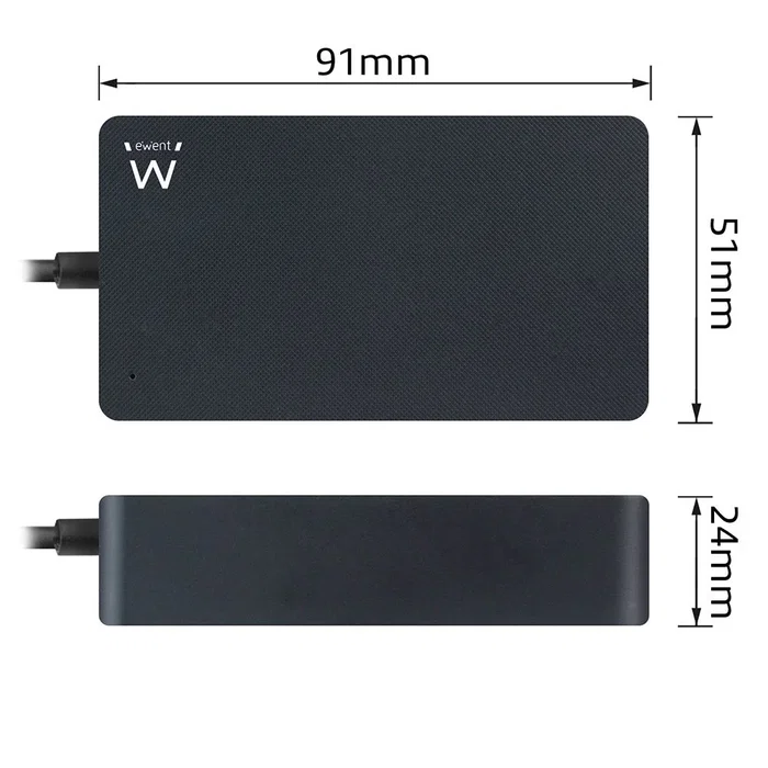 Ewent EW3981 Cargador USB-C 45 W para Portátil Negro