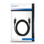 Ewent Cable USB 3.2 Gen 2 Tipo C a Tipo C 1m EC1045 - Carga Rápida 60W, Transferencia Datos 10 Gbps, Vídeo 4K @ 60Hz, Negro