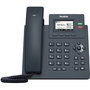 Yealink T31G - Teléfono VoIP SIP para Empresas, 2 Puertos Gigabit, Pantalla LCD 2.3", Voz HD, Con Alimentación PoE, Color Gris