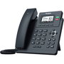 Yealink SIP-T31P - Teléfono IP VoIP para oficina, 2 líneas, audio HD, pantalla LCD retroiluminada, con alimentación PoE (Power over Ethernet), color negro