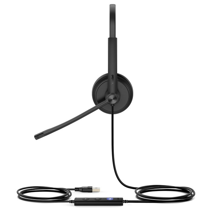 Yealink UH34 Dual Microsoft Teams USB-Headset Binaural Negro Conexión USB para Oficina/Centro de Llamadas