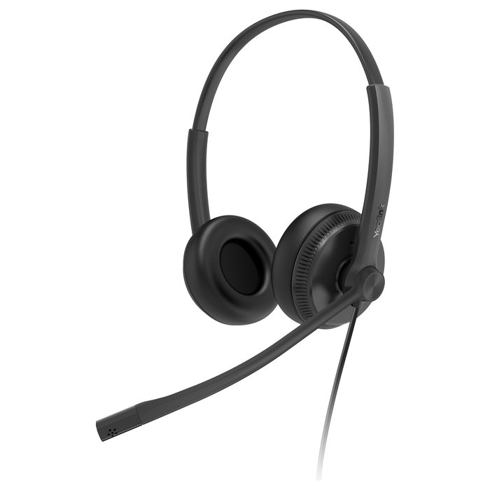 Yealink UH34 Dual Microsoft Teams USB-Headset Binaural Negro Conexión USB para Oficina/Centro de Llamadas