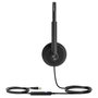 Yealink UH34 Lite Auriculares USB de diadema para Microsoft Teams con micrófono Boom, Cancelación de ruido, 20-20000 Hz, Negro