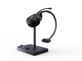 Yealink WH62 Mono Teams Auriculares Inalámbricos DECT, Diadema, Cancelación de Ruido, Bluetooth 5.0