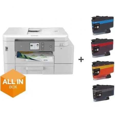 Brother MFC-J4540DWXL Impresora Multifunción A4 Blanco con Cartuchos XL