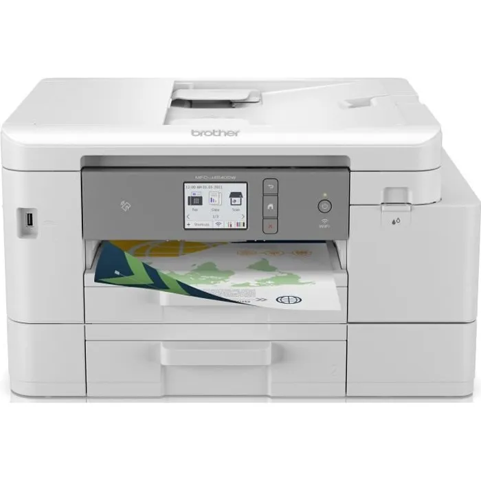 Brother MFC-J4540DWXL Impresora Multifunción A4 Blanco con Cartuchos XL