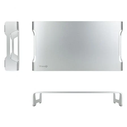 Tooq Soporte Elevador para Monitor o Portátil hasta 13", Peso Máximo 20 kg, Aluminio