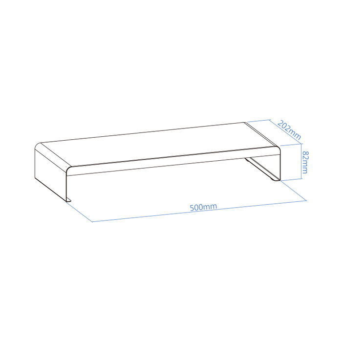 Tooq TQMR0121 Soporte Elevador para Monitor o Portátil Negro