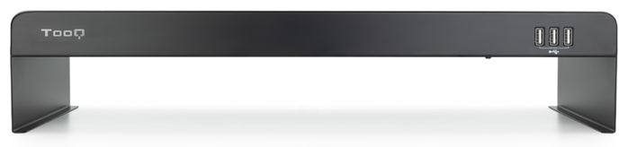 Tooq TQMR0124 Soporte Elevador para Monitor o Portátil con 3x USB 2.0, Negro Tooq TQMR0124 Soporte Elevador para Monitor o Portátil con 3x USB 2.0, Negro