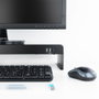 Tooq TQMR0124 Soporte Elevador para Monitor o Portátil con 3x USB 2.0, Negro