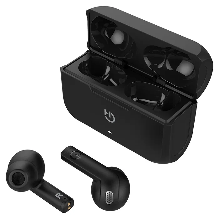 Hiditec FENIX Auriculares Inalámbricos Bluetooth 5.0 TWS, Resistente al Agua IP5X, Hasta 18h de Autonomía con Estuche, Negro Hiditec FENIX Auriculares Inalámbricos Bluetooth 5.0 TWS, Resistente al Agua IP5X, Hasta 18h de Autonomía con Estuche, Negro