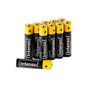 Intenso Energy Ultra AAA LR03 Baterías Alcalinas 1.5V - Paquete de 10 unidades - 1250 mAh