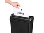 Fellowes P-25S Destructora de Papel Corte en Tiras Negra/Gris