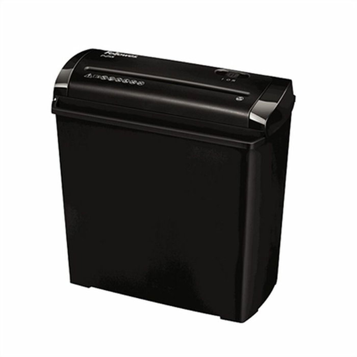 Fellowes P-25S Destructora de papel con corte en tiras, 11L, Negro/Gris