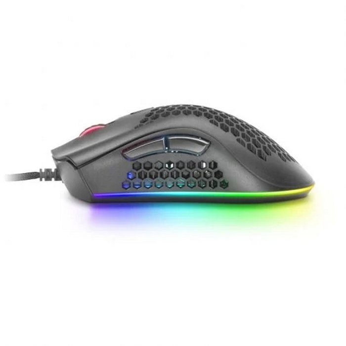 Mars Gaming MMEX Ratón Gaming Óptico para Diestros RGB Negro, Sensor Pixart 3389PRO 32000 DPI, Switches Ópticos, 7 Botones Programables, Cable Paracord, 75g, Software - Modelo Negro Mars Gaming MMEX Ratón Gaming Óptico para Diestros RGB Negro, Sensor Pixart 3389PRO 32000 DPI, Switches Ópticos, 7 Botones Programables, Cable Paracord, 75g, Software - Modelo Negro