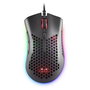 Mars Gaming MMEX Ratón Gaming Óptico para Diestros RGB Negro, Sensor Pixart 3389PRO 32000 DPI, Switches Ópticos, 7 Botones Programables, Cable Paracord, 75g, Software - Modelo Negro