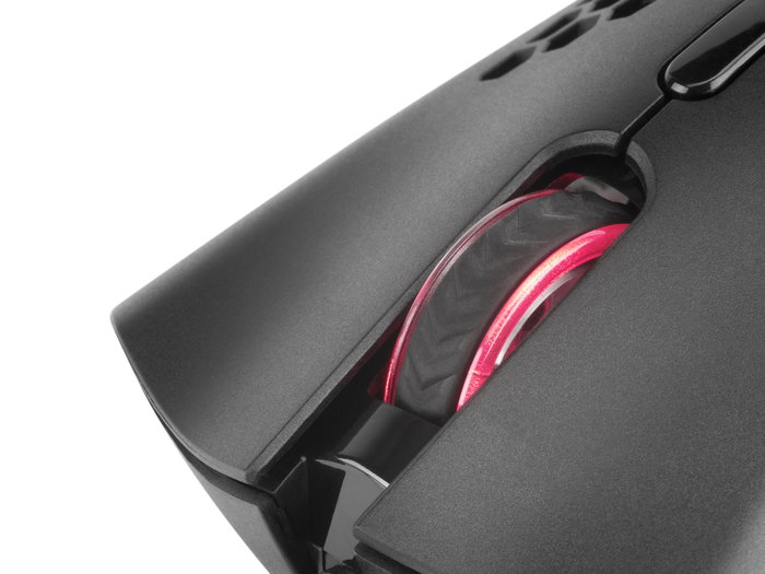 Mars Gaming MMEX Ratón Gaming Óptico para Diestros RGB Negro, Sensor Pixart 3389PRO 32000 DPI, Switches Ópticos, 7 Botones Programables, Cable Paracord, 75g, Software - Modelo Negro