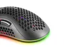 Mars Gaming MMEX Ratón Gaming Óptico para Diestros RGB Negro, Sensor Pixart 3389PRO 32000 DPI, Switches Ópticos, 7 Botones Programables, Cable Paracord, 75g, Software - Modelo Negro