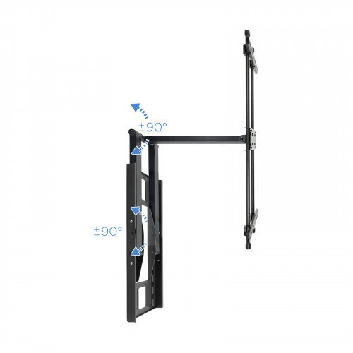 Tooq Soporte de Pared LP4380XL-B para TV de 43-80 pulgadas, Negro