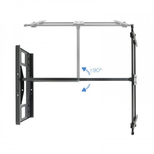 Tooq Soporte de Pared LP4380XL-B para TV de 43-80 pulgadas, Negro
