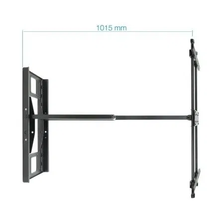 Tooq Soporte de Pared Orientable/Inclinable LP4380XL-B para TV de 43-80" hasta 50kg con Extensión y Gestión de Cables