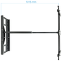 Tooq Soporte de Pared LP4380XL-B para TV de 43-80 pulgadas, Negro