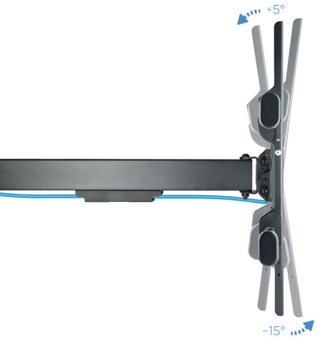 Tooq Soporte de Pared LP4380XL-B para TV de 43-80 pulgadas, Negro