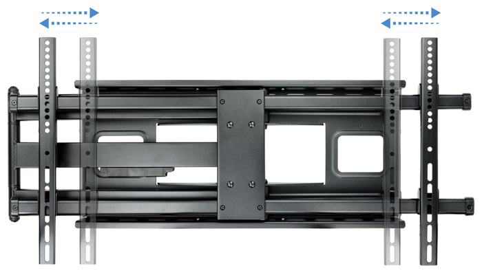 Tooq Soporte de Pared LP4380XL-B para TV de 43-80 pulgadas, Negro